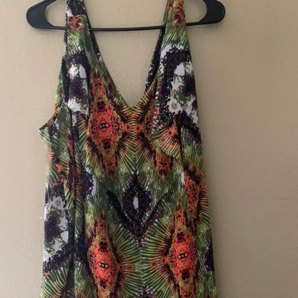 Ashley Stewart Green Tank Top